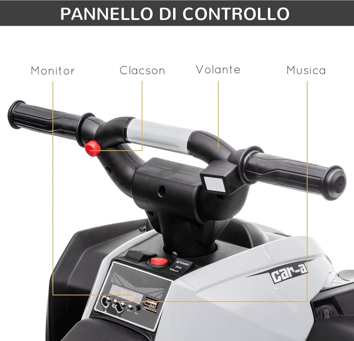 Quad Elettrico per Bambini 12V ATV