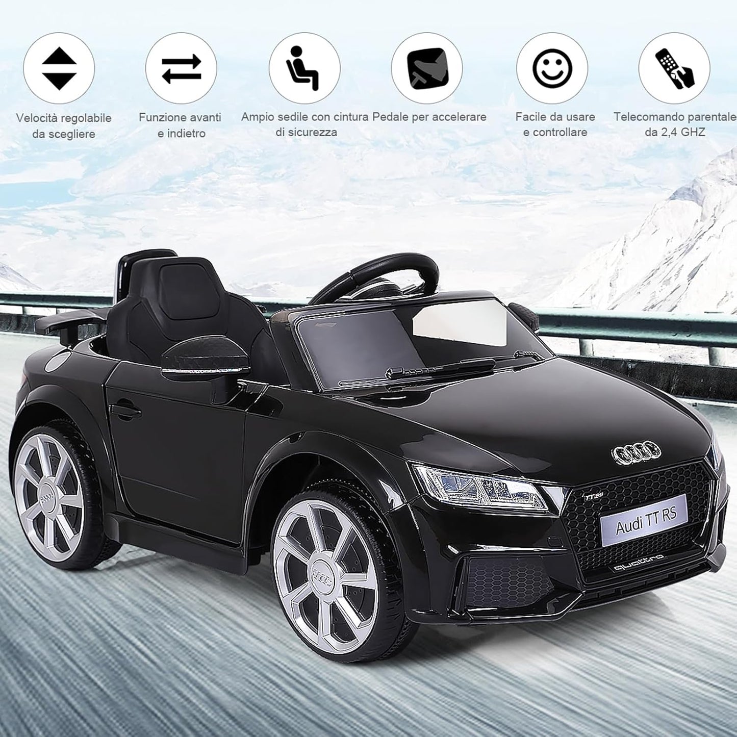 Audi 12V Auto Elettrica per Bambini