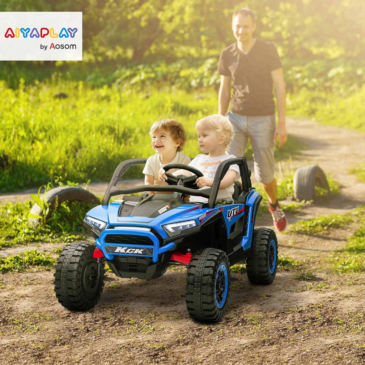 Macchina Elettrica per Bambini 2 Posti 24V